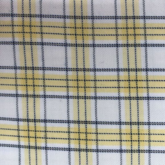 Wrangler George Strait Yellow Plaid Long Sleeve Button Up Mens Shirt Size Medium - Picture 10 of 10